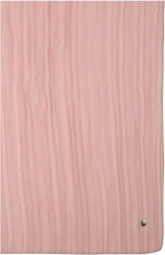 Liu Jo Roze Chiffon Geplooide Sjaal Pink Dames