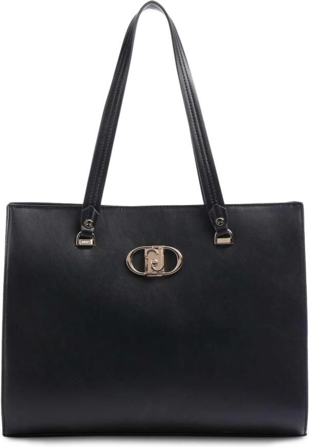 Liu Jo Rits Sluiting Handtas Rfid Blokkerend Compartiment Black Dames