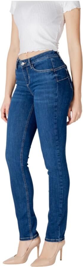 Liu Jo Hoge taille slim fit jeans met strass Blue Dames - Foto 3