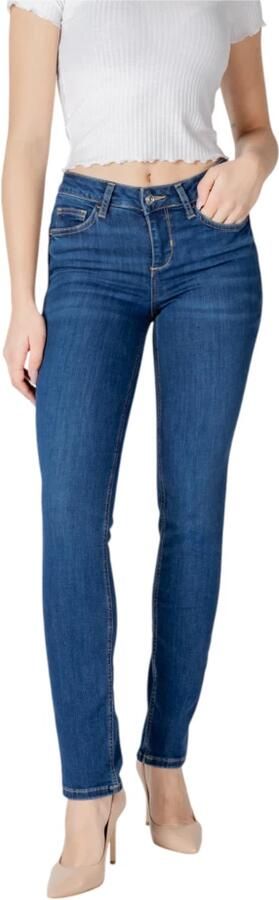 Liu Jo Hoge taille slim fit jeans met strass Blue Dames - Foto 4