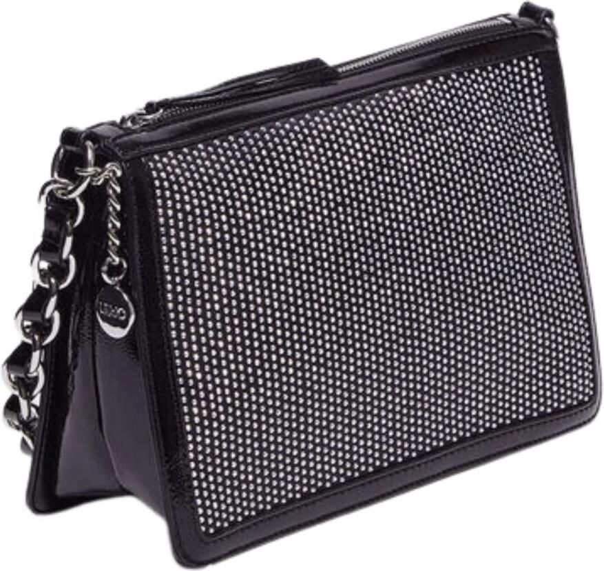 Liu Jo Dames Tassen Schoudertas Zwart Aw23 Black Dames