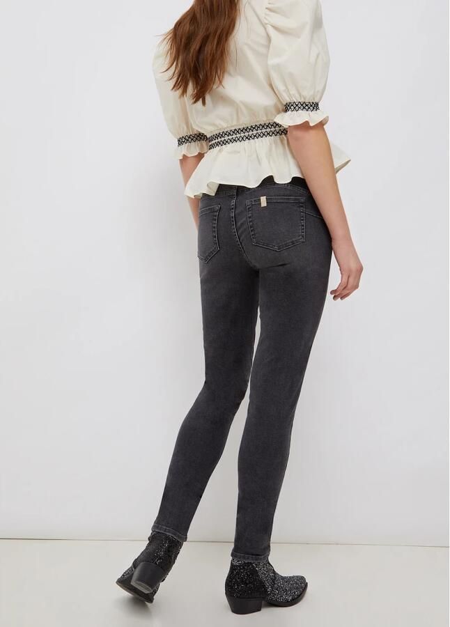 Donkergrijze Liu Jo Skinny Jeans Ecs B.up Divine H.w. - Foto 6