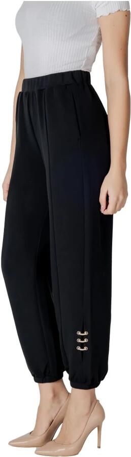 Liu Jo Zwarte elastische taille broek Black Dames - Foto 6