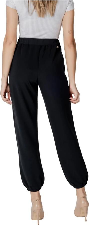 Liu Jo Zwarte elastische taille broek Black Dames - Foto 3