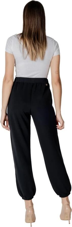 Liu Jo Zwarte elastische taille broek Black Dames - Foto 4
