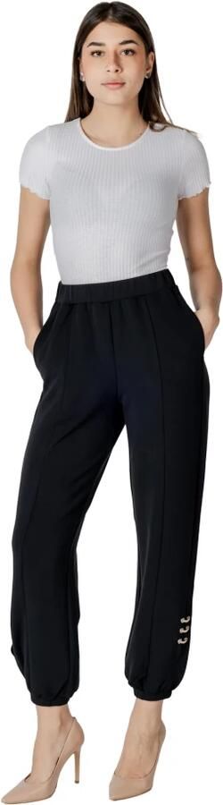 Liu Jo Zwarte elastische taille broek Black Dames - Foto 7