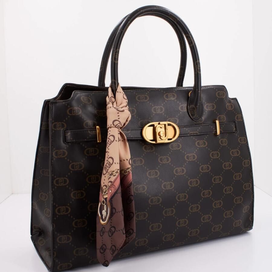 Liu Jo Stijlvolle Boston-tas voor vrouwen Black Dames