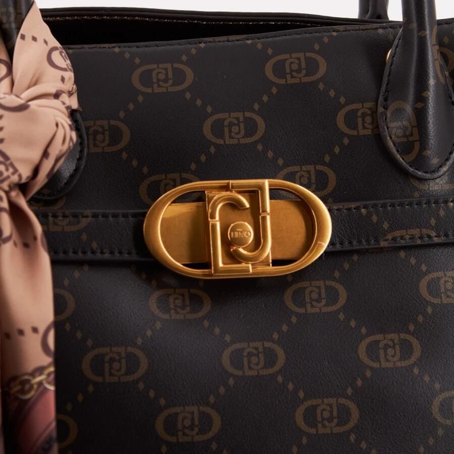 Liu Jo Stijlvolle Boston-tas voor vrouwen Black Dames - Foto 3