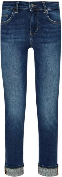 Liu Jo Skinny Jeans Monroe met Strass Stenen Blue Dames - Foto 4