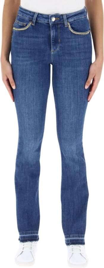 Liu Jo Stijlvolle Broeken voor Vrouwen Blue Dames