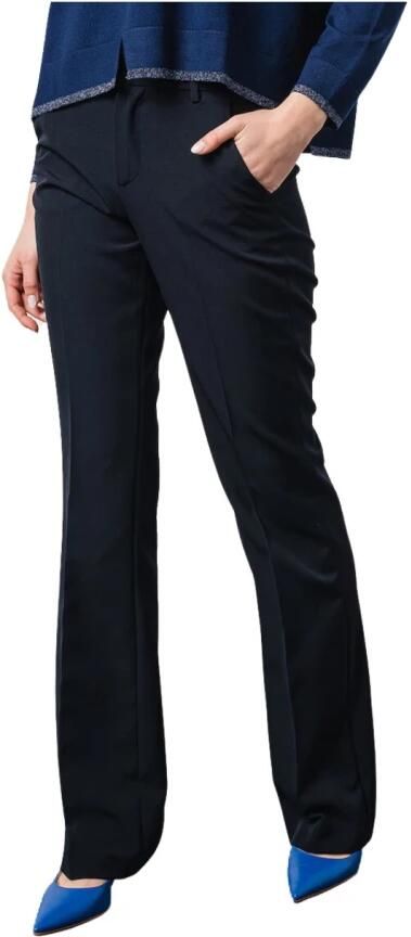 Liu Jo Middernacht Blauwe Broek met Riemlussen Blue Dames - Foto 2