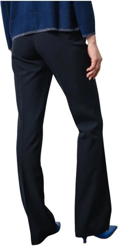 Liu Jo Middernacht Blauwe Broek met Riemlussen Blue Dames