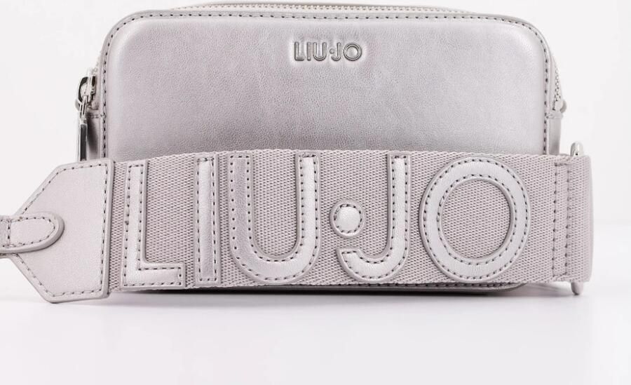 Liu Jo Champagne Schoudertas met Ritssluiting Beige Dames - Foto 2