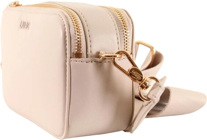 Liu Jo Champagne Schoudertas met Ritssluiting Beige Dames - Foto 3