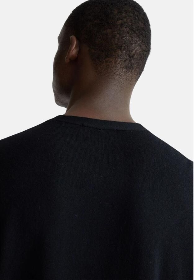 Liu Jo Zwarte Wollen Trui Essentiële Moderne Stijl Black Heren - Foto 2