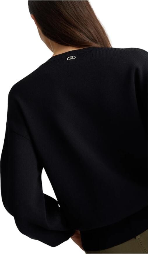 Liu Jo Dames Trui met Bandje aan de Voorkant Black Dames - Foto 5