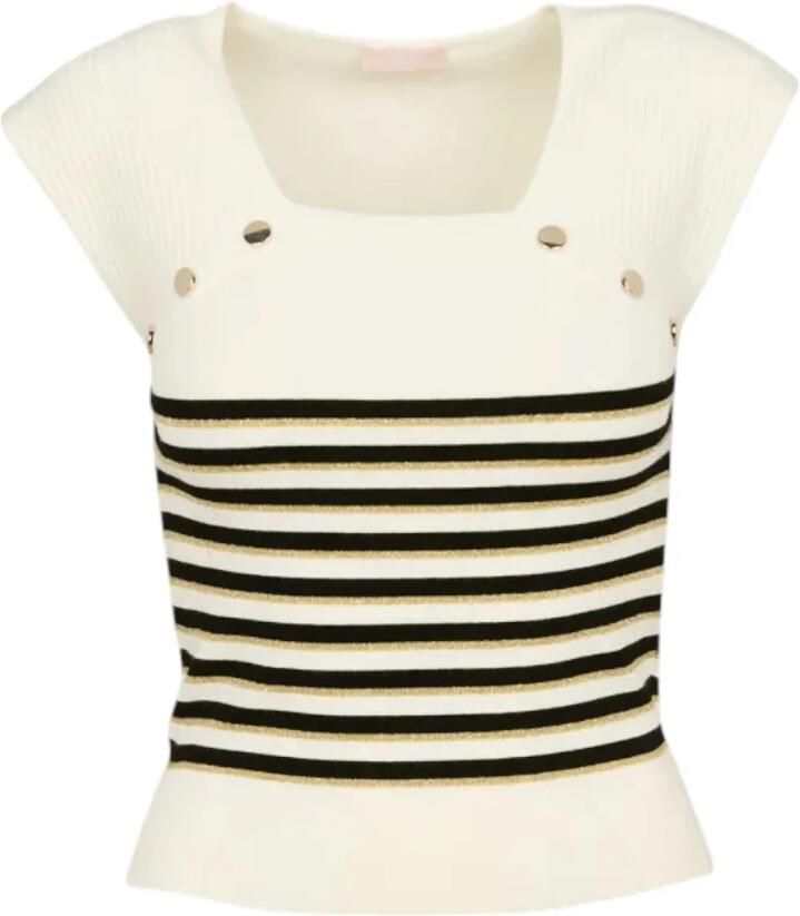 Liu Jo Stijlvolle Gebreide Top Multicolor Dames