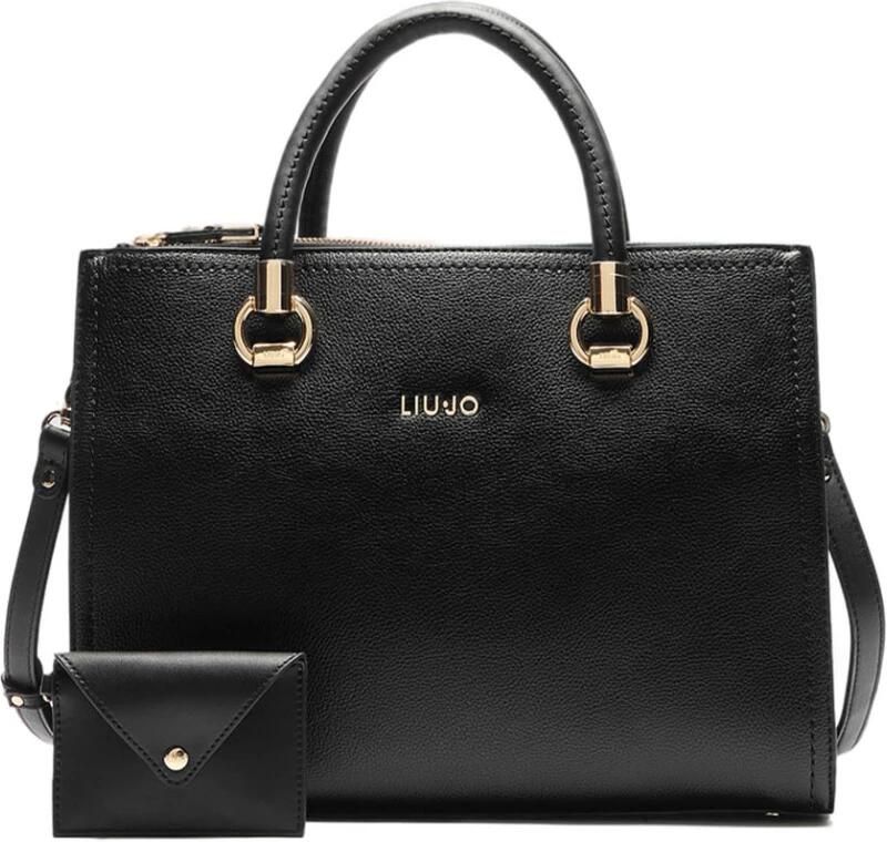 Liu Jo White Handtas met labeldetail model 'MANHATTAN'