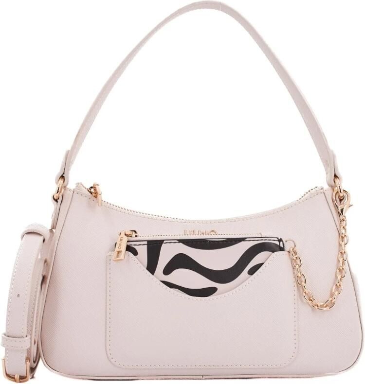 Liu Jo Champagne Saffiano Schoudertas Saffiano Schoudertas Beige Black Dames - Foto 4