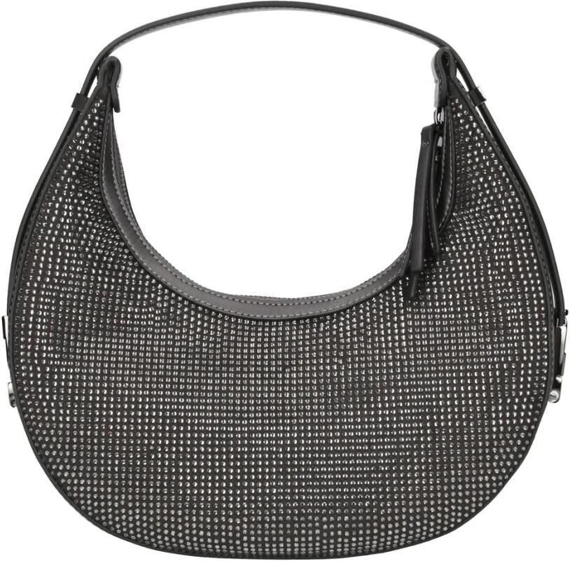 Liu Jo Strass Schoudertas met Logo Details Gray Dames - Foto 2