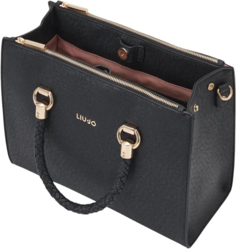 Liu Jo White Handtas met labeldetail model 'Manhattan'