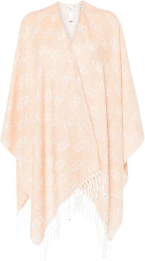 Liu Jo Stijlvolle Mantella Jas Brown Dames