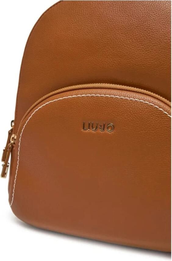 Liu Jo Elegante Brandy Synthetisch Leren Rugzak Brown Dames - Foto 5