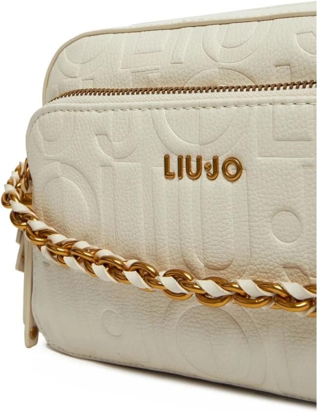 Liu Jo Elegante Ivoor Schoudertas met Gouden Details Beige Dames - Foto 2