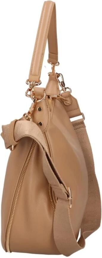Liu Jo Elegante Bruin Leren Handtas met Gouden Details Brown Dames - Foto 3
