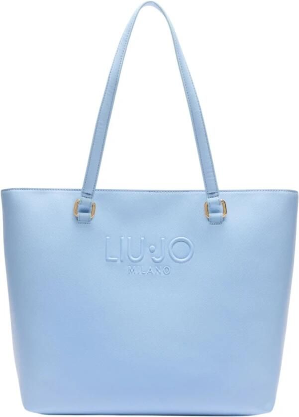 Liu Jo Stijlvolle Shopper met Ritssluiting Blue Dames