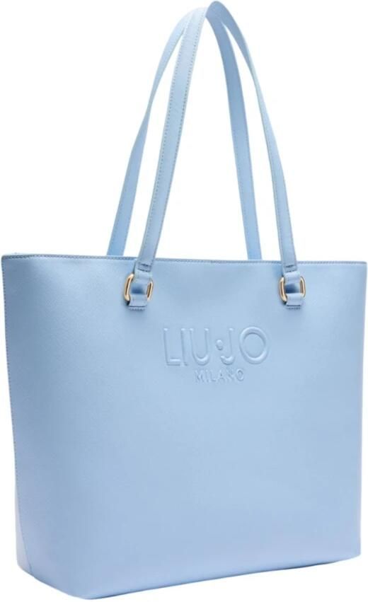 Liu Jo Stijlvolle Shopper met Ritssluiting Blue Dames - Foto 3