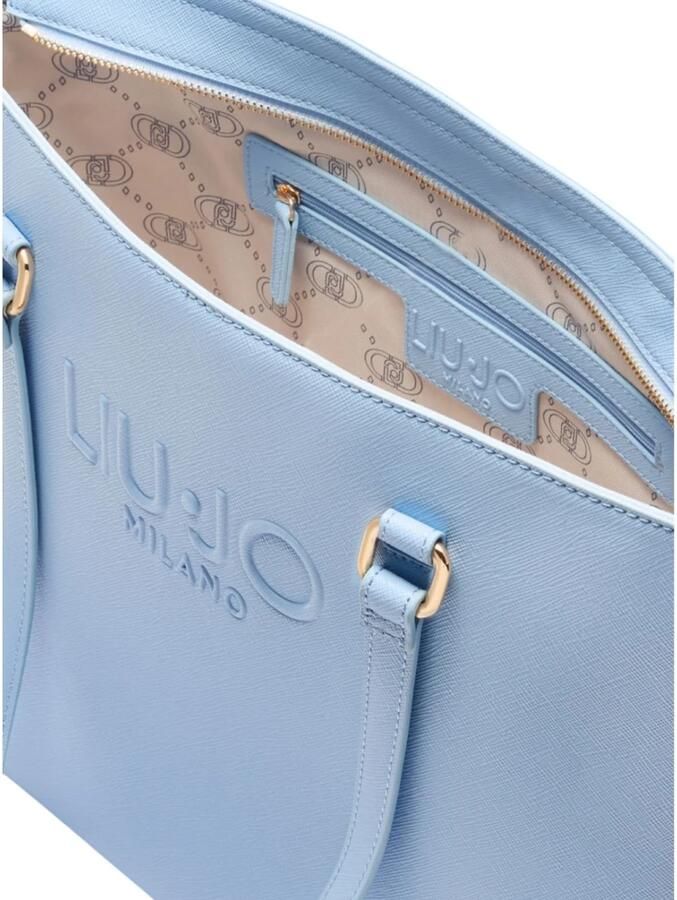 Liu Jo Stijlvolle Shopper met Ritssluiting Blue Dames - Foto 2