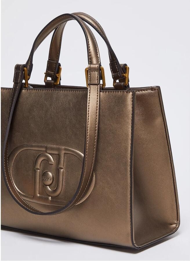 Liu Jo Stijlvolle Shopper Tas Better Brown Dames - Foto 3