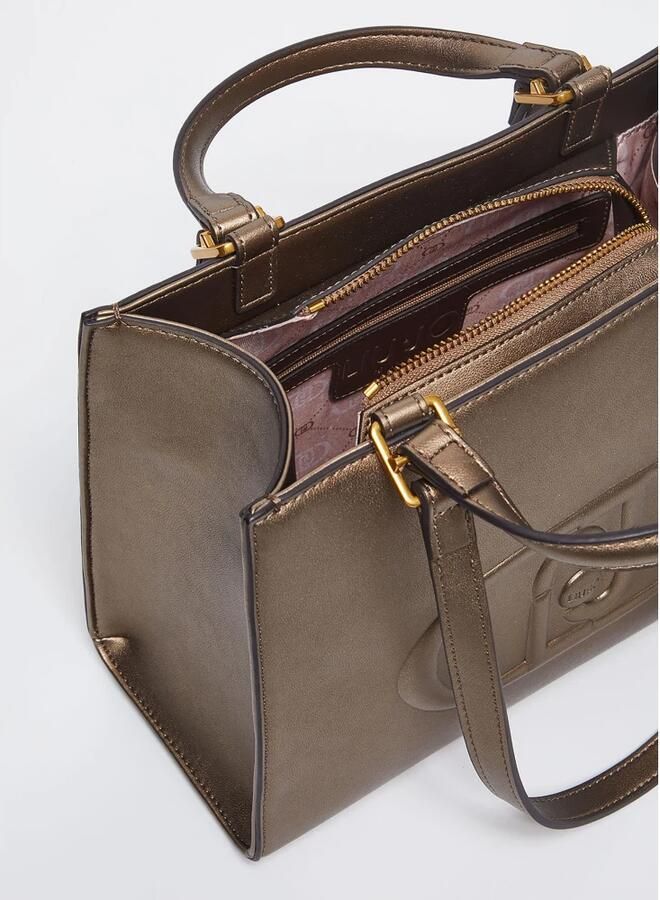 Liu Jo Stijlvolle Shopper Tas Better Brown Dames - Foto 2