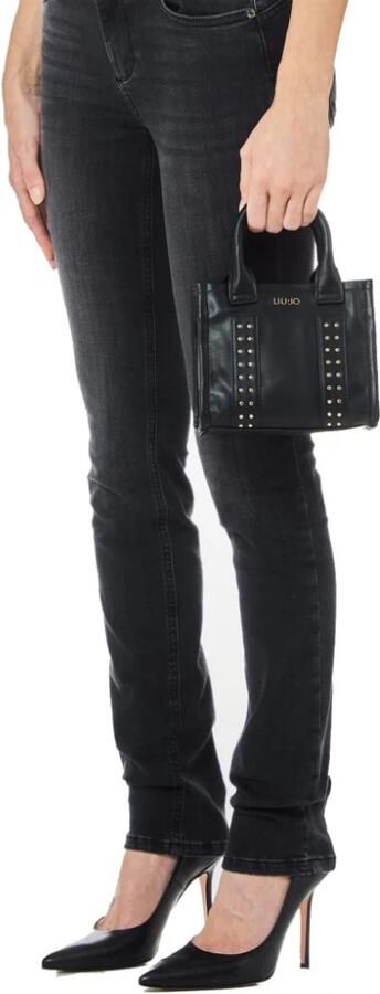 Liu Jo Studded Mini Collectie Zwarte Tas Black Dames - Foto 4