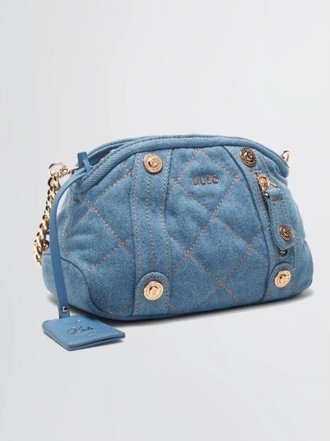 Liu Jo White Crossbodytas met labeldetail model 'KATE' - Foto 3