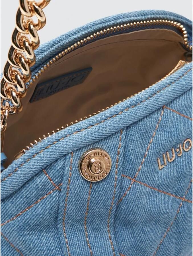 Liu Jo White Crossbodytas met labeldetail model 'KATE' - Foto 2