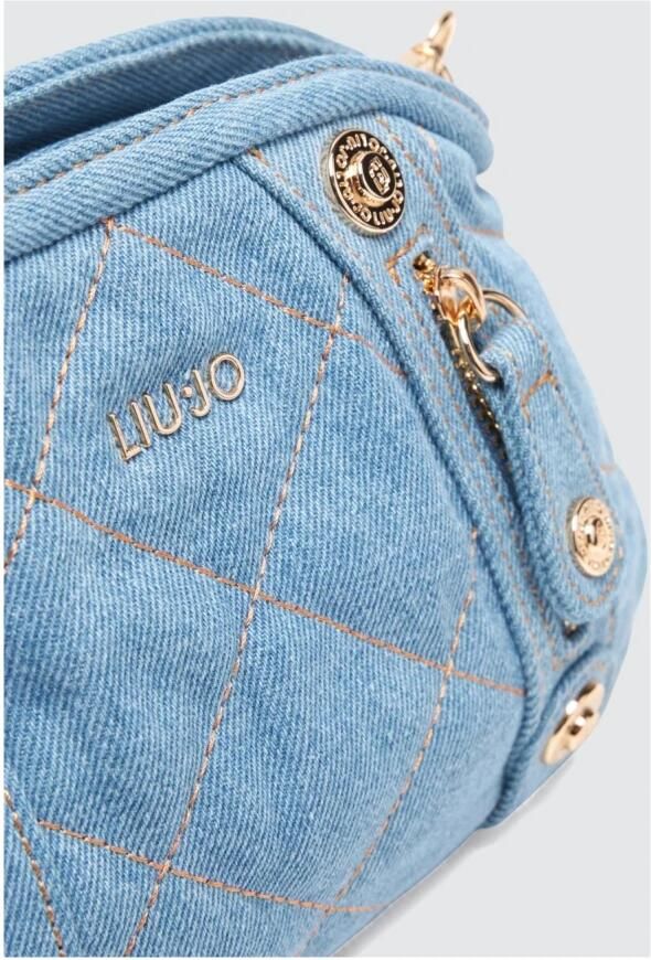 Liu Jo White Crossbodytas met labeldetail model 'KATE' - Foto 5