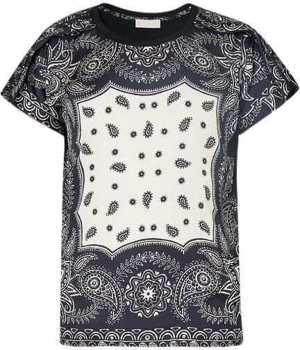 Liu Jo Kleurrijke Veelzijdige T-shirt Zwart Multicolor Dames - Foto 3