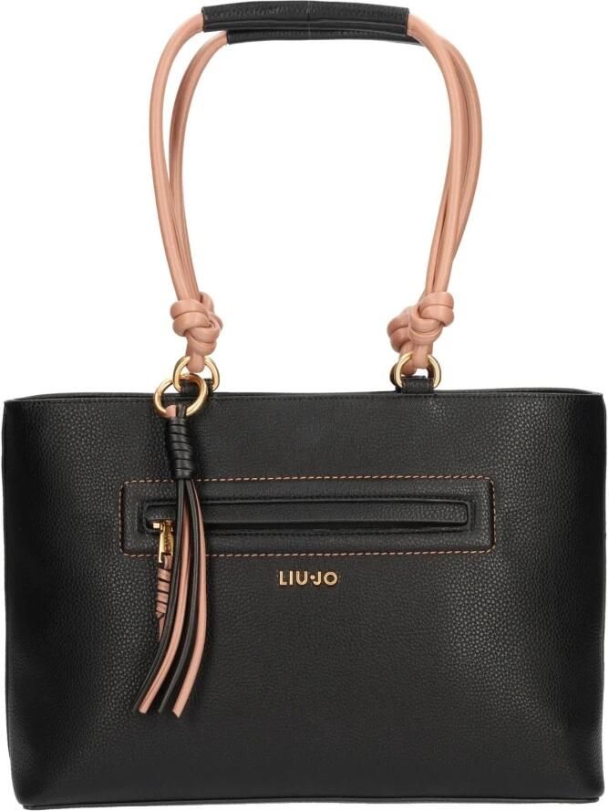 Liu Jo Zwarte Schoudertas Casual-Chic Stijl Black Dames