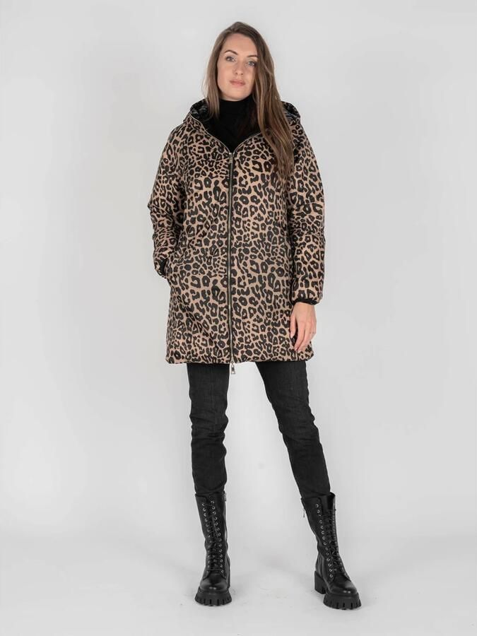 Liu Jo White Aan twee kanten draagbare gewatteerde lange jas - Foto 7