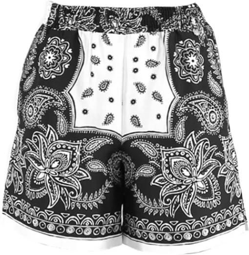Liu Jo Natuurlijke Bandana Shorts Multicolor Dames - Foto 3