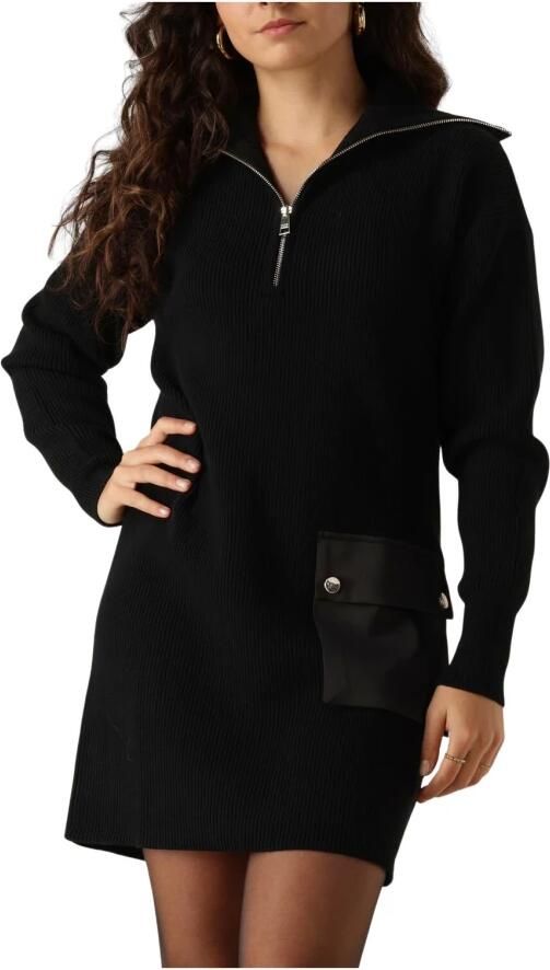 Liu Jo Veelzijdige ECS Abito Maglia Mini Jurk Black Dames - Foto 4