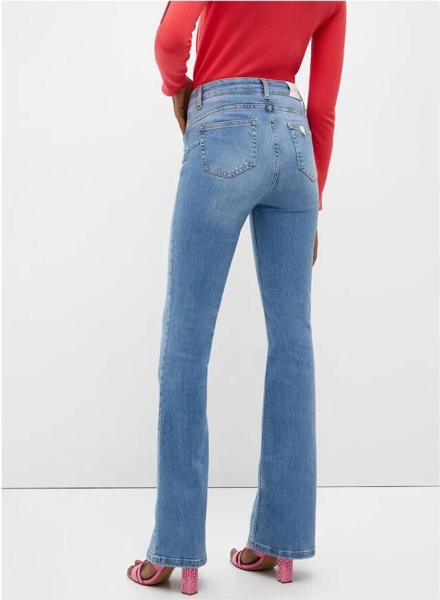 Liu Jo Stijlvolle Bootcut Jeans Blauw Dames - Foto 3