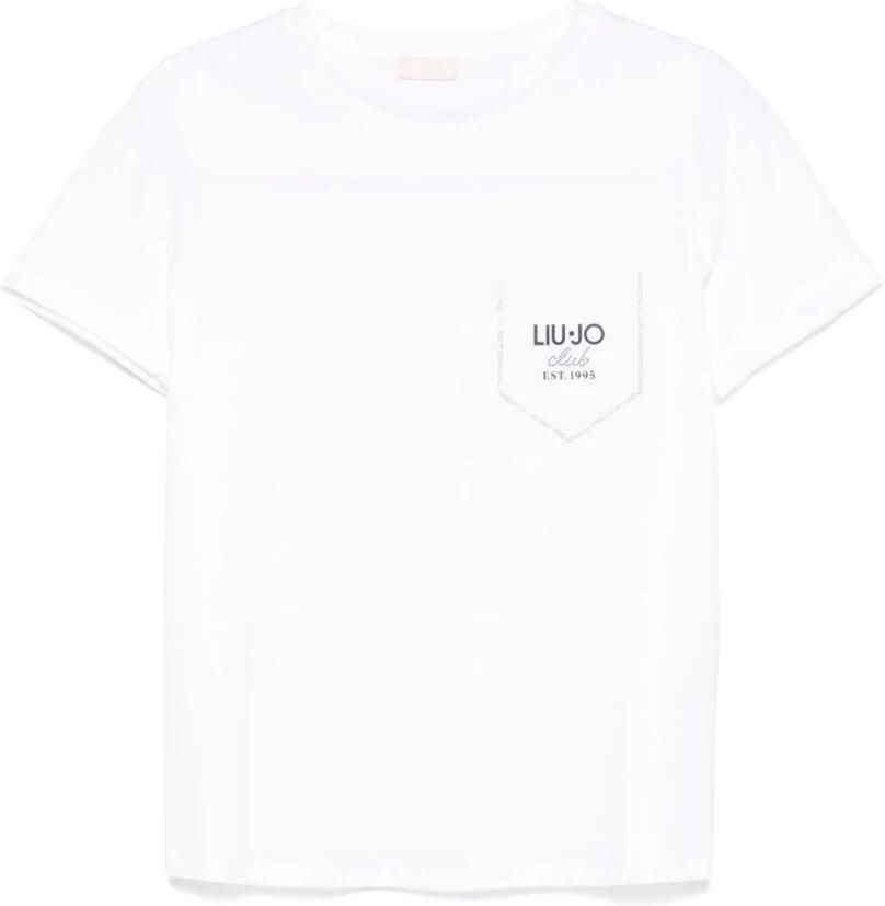 LIU JO Dames Tops & T-shirts Ecs T-shirt Moda M c Wit - Foto 5