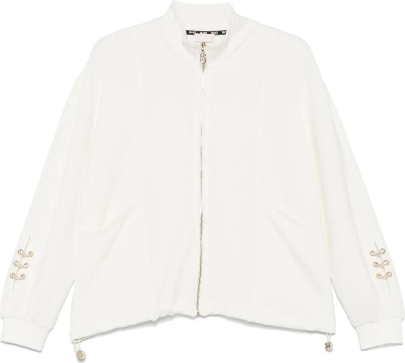 Liu Jo Witte Sweater Dames Sweatshirt White Dames