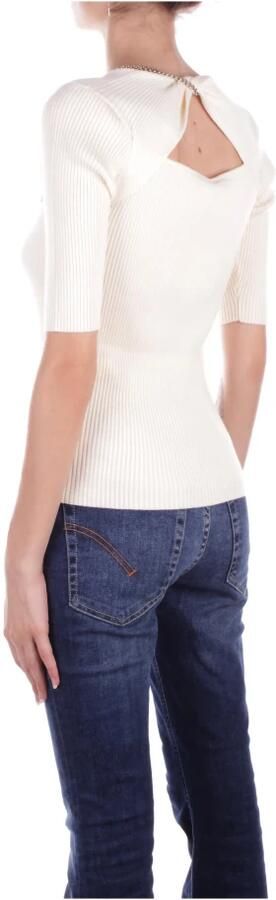 Liu Jo Witte Sweater met Cut-Out Detail White Dames - Foto 2