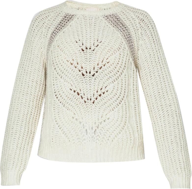 Liu Jo Witte Trui Elegant en veelzijdig White Dames - Foto 3