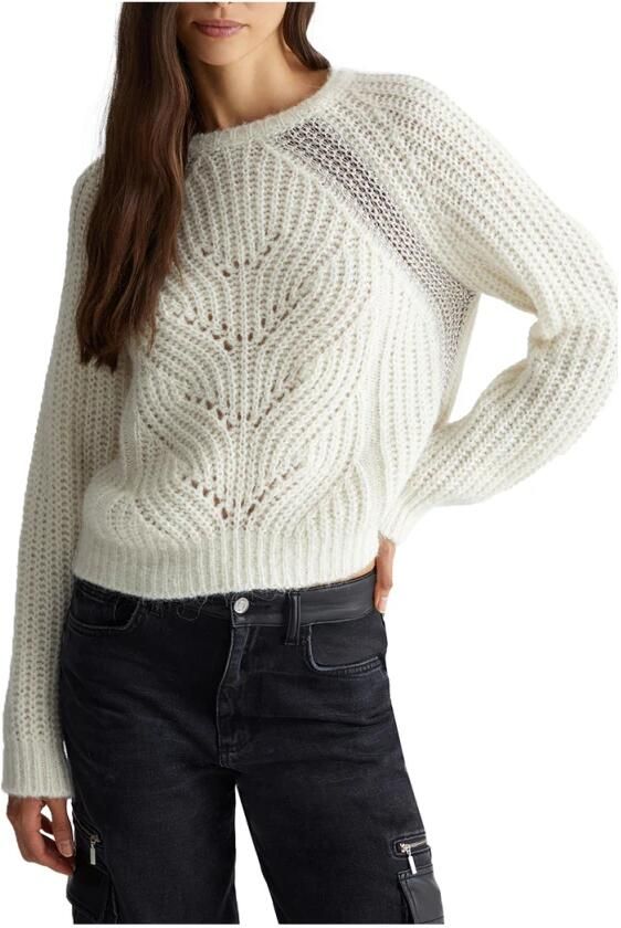 Liu Jo Witte Trui Elegant en veelzijdig White Dames