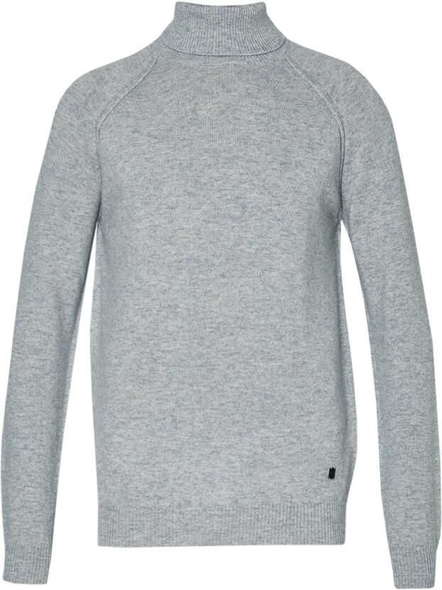 Liu Jo Wollen Trui Dolcevita Elegant Zachtheid Gray Heren